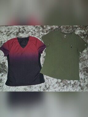 KOI + JAANUU 4-Pc Scrubs Bundle 2 Tops + 2 Pants Small